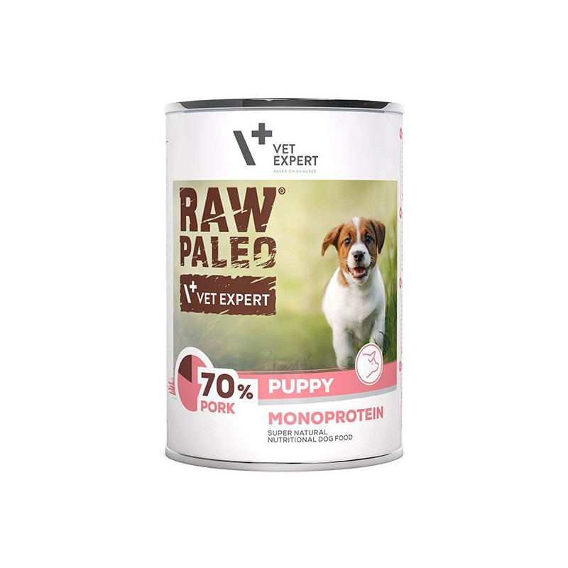 Vet Expert, Raw Paleo Puppy, Pork&Lamb, 400 g