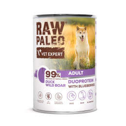 Vet Expert, Raw Paleo Duck&Boar Adult, 400 g