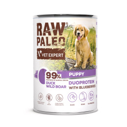 Vet Expert, Raw Paleo Duck&Boar Puppy, 400 g