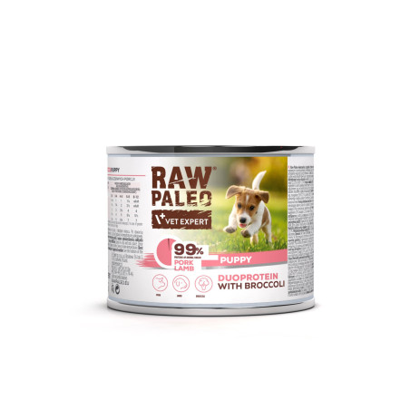 Vet Expert, Raw Paleo Pork&Lamb Puppy, 200 g