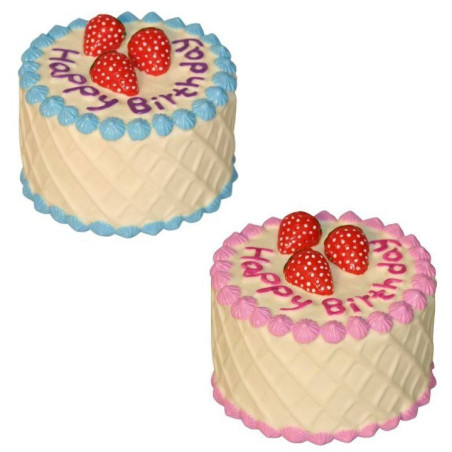 Kerbl, zabawka dla psa, winylowy tort, 10 cm