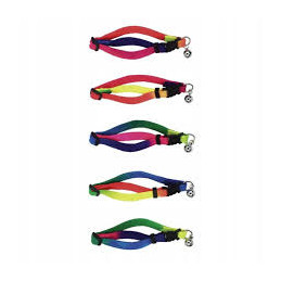 Kerbl, obroża dla kota Rainbow, z dzwoneczkiem i bezpiecznym zapięciem