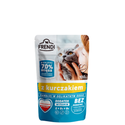 Pet Republic, Frendi saszetka dla kota z kurczakiem, 100 g