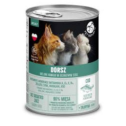 Pet Republic, kot, Kawałki w sosie z dorszem, 400 g