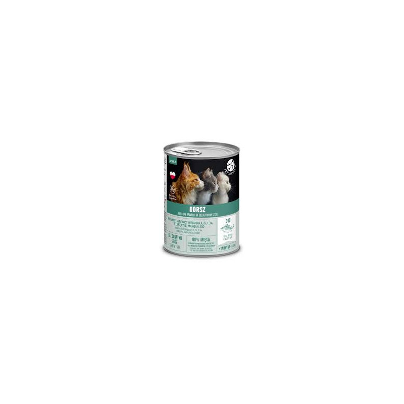 Pet Republic, kot, Kawałki w sosie z dorszem, 400 g