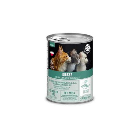 Pet Republic, kot, Kawałki w sosie z dorszem, 400 g