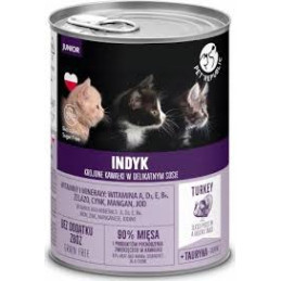 Pet Republic dla kotów JUNIOR kawałki z indykiem 400 g