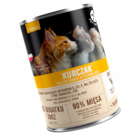 Pet Republic Karma koty sterylizowane Kurczak 400 g