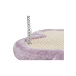 Trixie, Drapak stojący ze słupkiem Junior, 40 × 50 × 38 cm, liliowy/naturalny, TX-42931