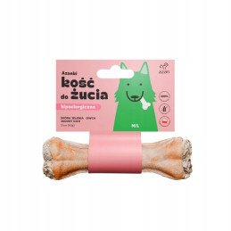 Azanki Kość do żucia M/L ze skóry jelenia, 17cm