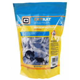 Trutka na myszy i szczury, pasta 1 kg, brodifakum, Extrat.