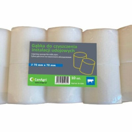 Kerbl, gąbka do instalacji udojowych, 40 x 70 mm, 10 szt.