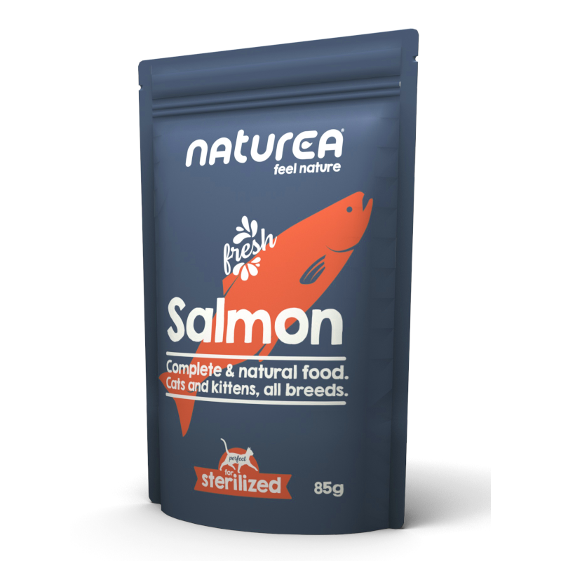 Naturea Sterilized Łosoś, saszetka 85 g