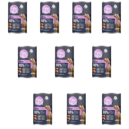 Zestaw, Pet Republic, FineMeat pies, indyk w sosie 10 x 400 g