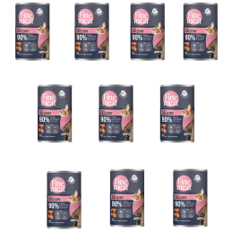 Zestaw Pet Republic, FineMeat kot, cielęcina 10 x 400 g
