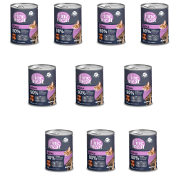 Zestaw Pet Republic, FineMeat, kota, indyk 10 x 400 g