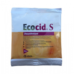 Ecocid S, preparat do dezynfekcji, na wirusy, bakterie i grzyby, 50 g