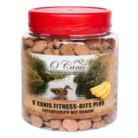 O'canis, przysmak trenerski kaczka z bananami 400 g