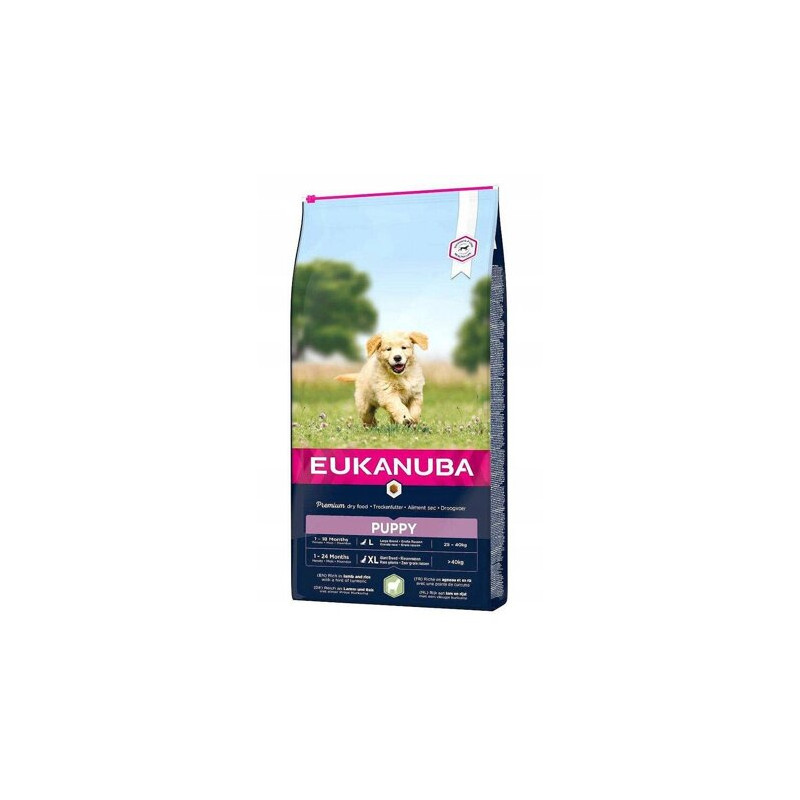 Eukanuba Puppy XL, jagnięcina, 2,5 kg