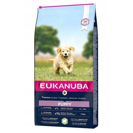 Eukanuba Puppy XL, jagnięcina, 2,5 kg