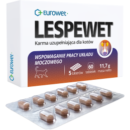 Eurowet, Lespewet, kot, 60 tabletek