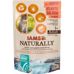 IAMS Naturally z łososiem północnoatlantyckim, 85 g