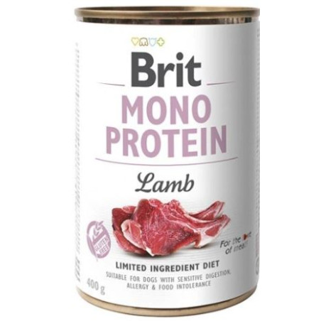 Brit, mono protein, dla psa, jagnięcina, puszka 400 g
