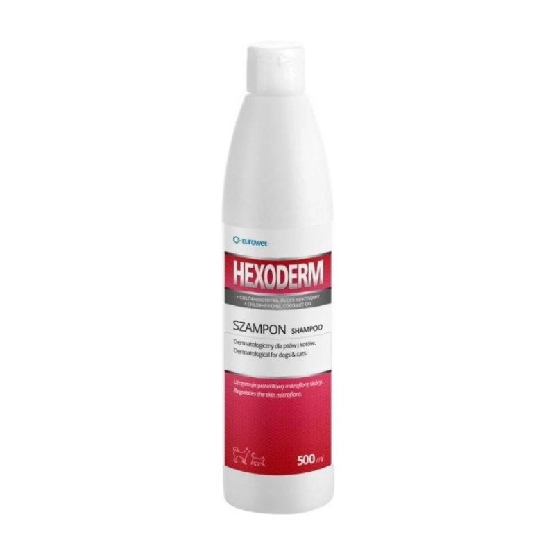 eurowet, hexoderm 500ml szampon dermatologiczny