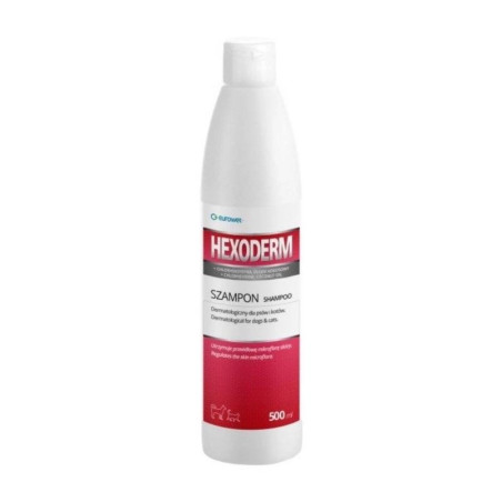 eurowet, hexoderm 500ml szampon dermatologiczny