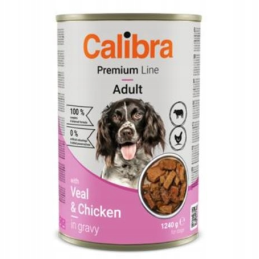 Calibra premium adult dog Veal&Chicken 1240g
