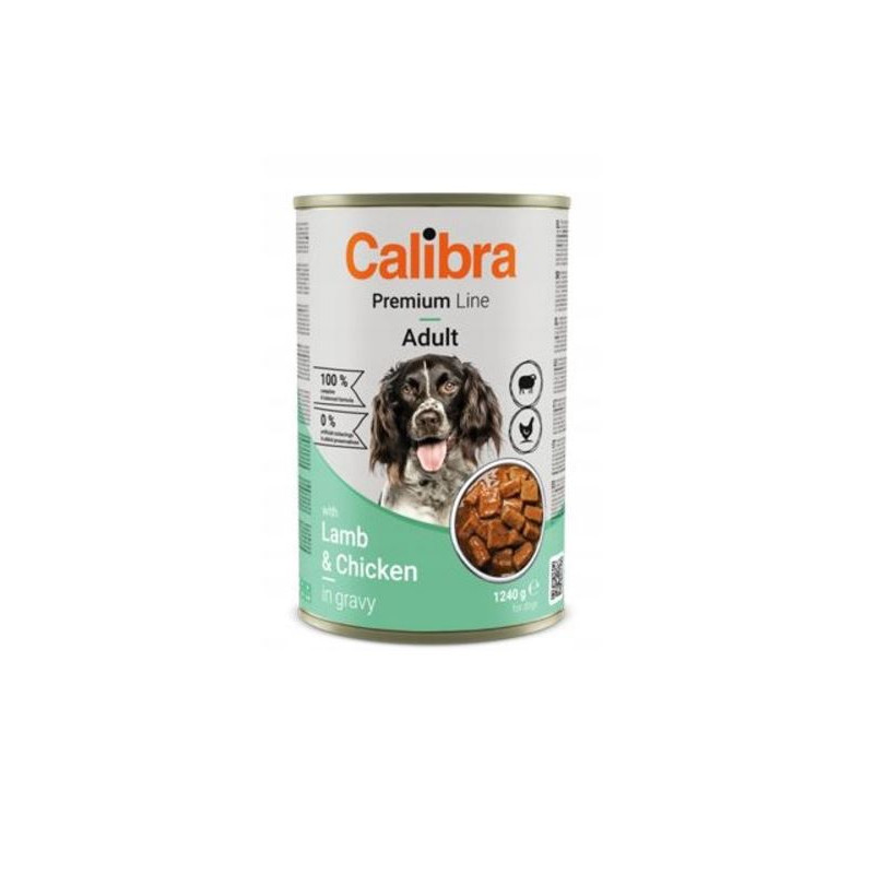 Calibra premium adult dog Lamb&Chicken 1240g