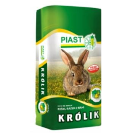 Piast, pasza Królik Tucz, granulat dla królików 25kg