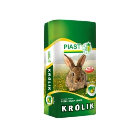 Piast, pasza Królik Tucz, 25 kg, granulki dla królików