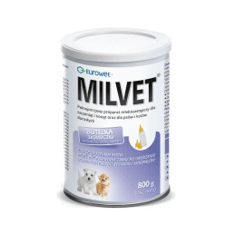 Milvet, mleko w proszku dla szczeniąt i kociąt, 800 g