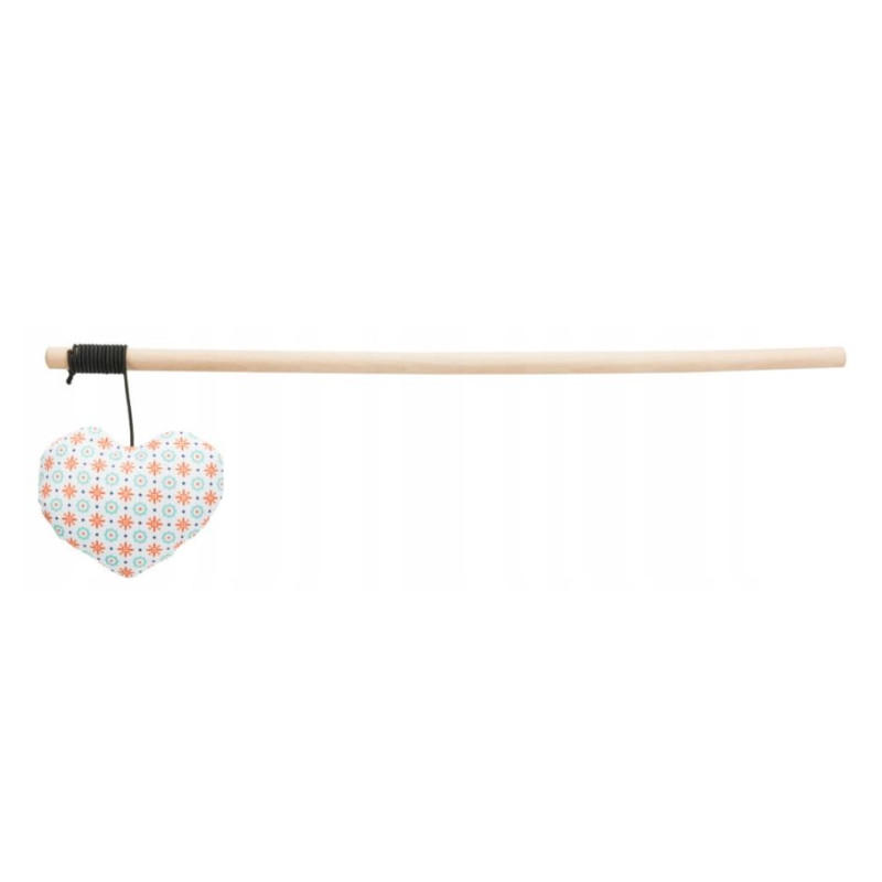 TRIXIE Wędka z sercem dla kota, 35 cm