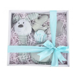 Barry King, Zestaw prezentowy dla psa 5w1 szary / niebieski