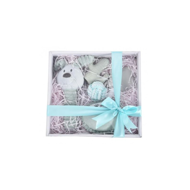 Barry King, Zestaw prezentowy dla psa 5w1 szary / niebieski