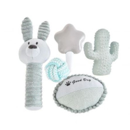 Barry King, Zestaw prezentowy dla psa 5w1 szary / niebieski