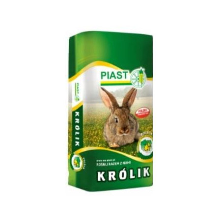 Piast, pasza Królik Junior, 25 kg ,  granulki dla królików