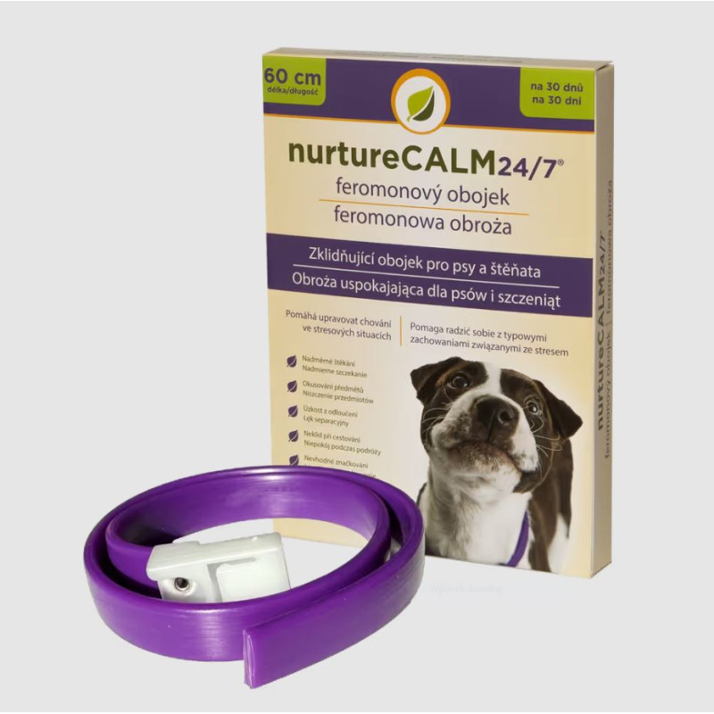 NurtureCalm 24/7 Pheromone Collar- obroża feromonowa uspokajająca dla psa 60 cm