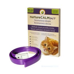 NurtureCalm 24/7 Feline Pheromone Collar- obroża feromonowa uspokajająca dla kota 38 cm