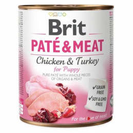 Brit Pate & Meat Puppy, 800 g 104-100871