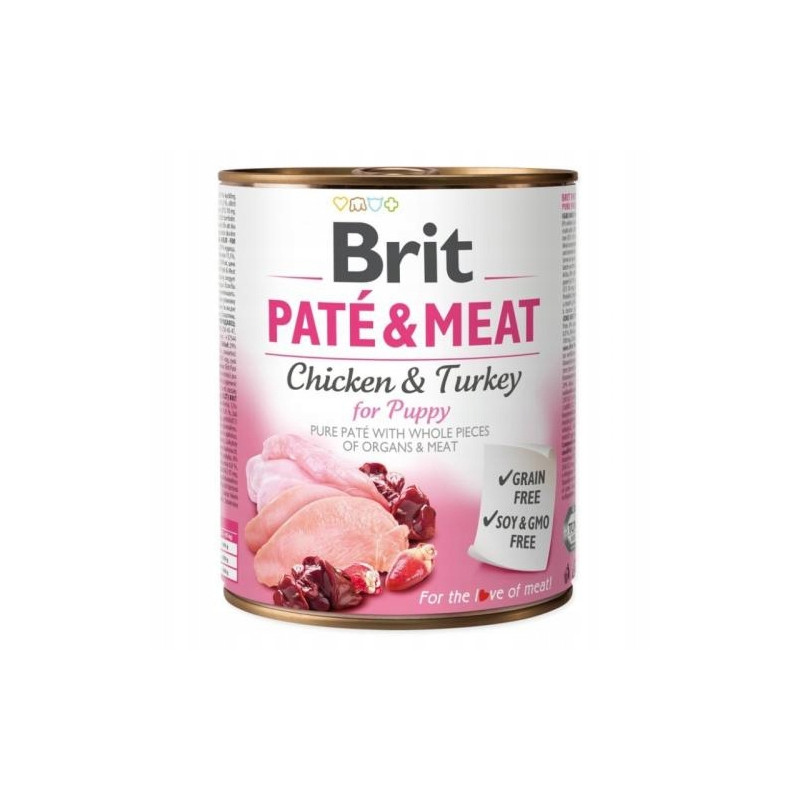 Brit Pate & Meat Puppy, 800 g 104-100871