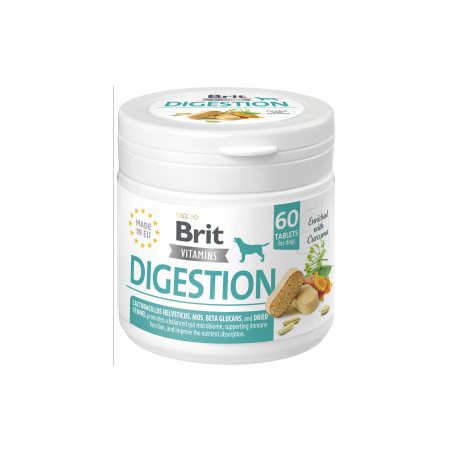 Brit Vitamins Digestion Wsparcie Układu Trawiennego dla psa op. 60szt.