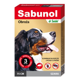 Sabunol GPI obroża dla psa szara 75 cm