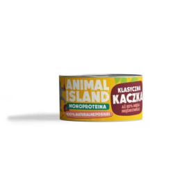 ANIMAL ISLAND DLA KOTA KACZKA MONOPROTEINA 100G MOKRA KARMA