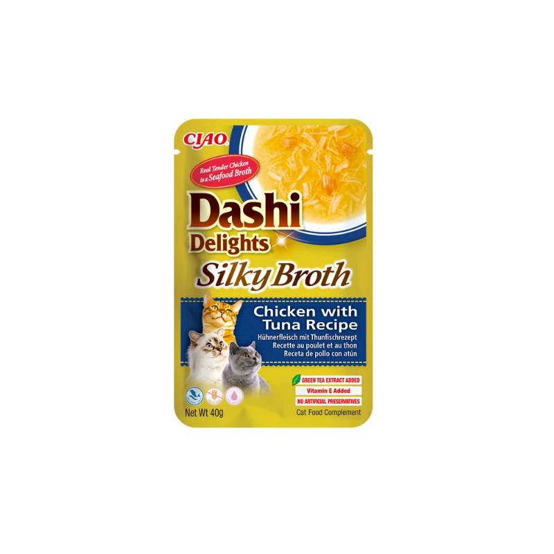 Inaba Cat Dashi Delights Silky Chicken Tuna 40g