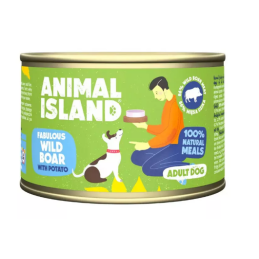 Animal Island, mokra karma dla psa dziczyzna z ziemniakami 410g