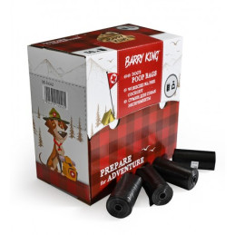 Barry King, woreczki na psie odchody 1 rolka x 20 szt czarne