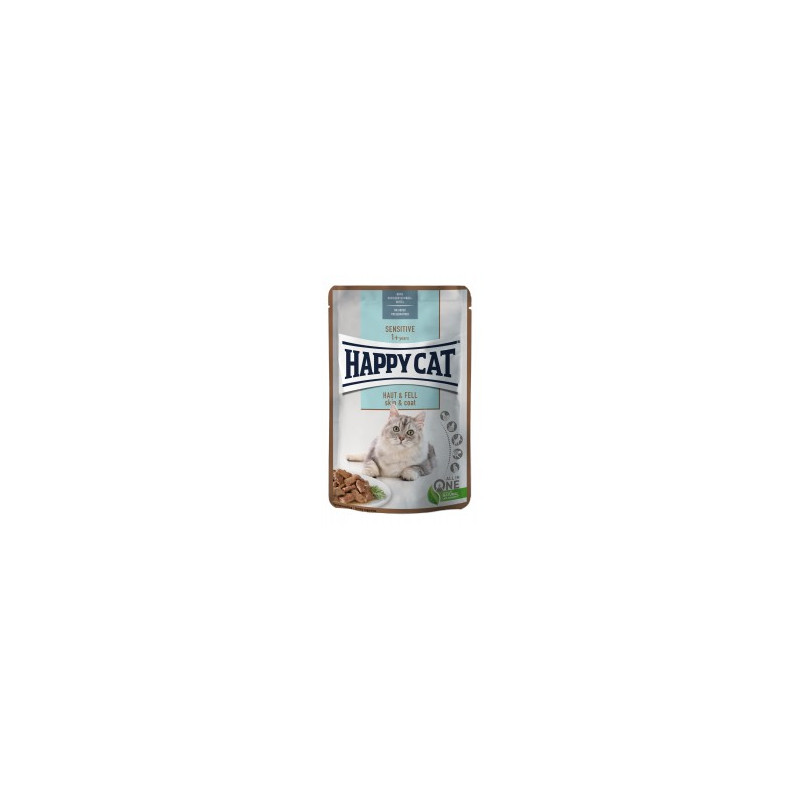 Happy Cat Sensitive Skin Coat 85g , mokra karma, dla kotów dorosłych